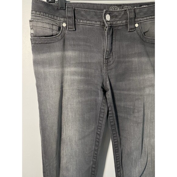 Miss Me Jeans Mid-Rise Skinny Women’s 30x31 Gray DG23 - Picture 2 of 13